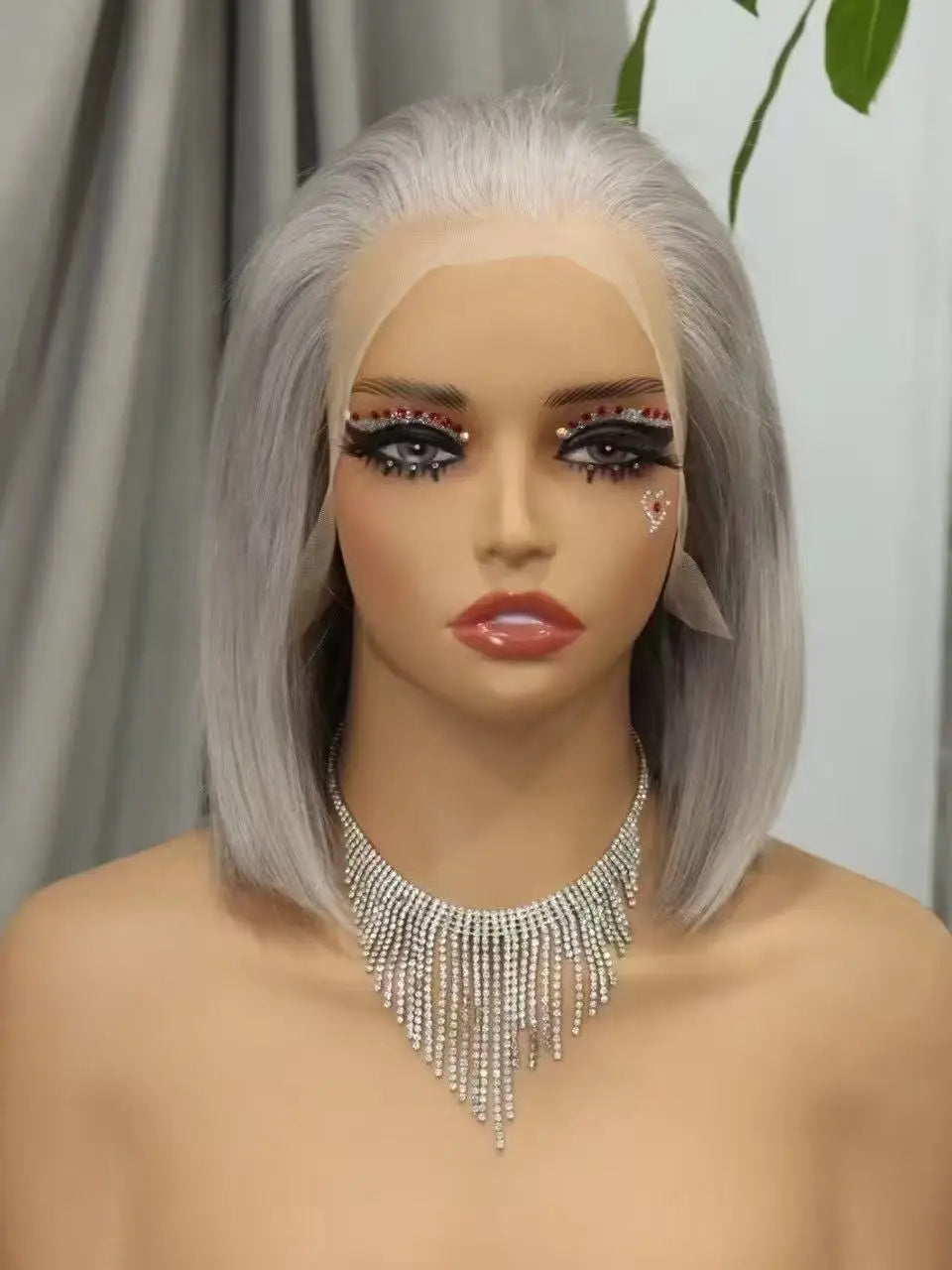 Pink Bob Wig Human Hair Wigs 250% 13x4 Transparent Lace Front Double Drawn Bone Straight Colored Bob Wigs for Black Women