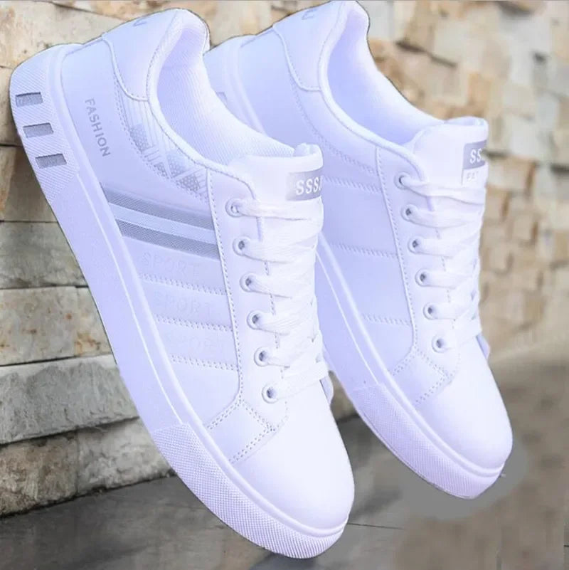 Fashion Sneakers Men Vulcanize Shoes Chunky Flat Comfortable Spring Autumn Platform Mens Shoes Sports Casual  White Shoes 2025