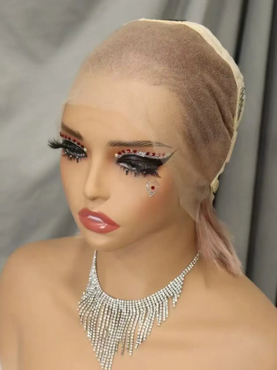 Pink Bob Wig Human Hair Wigs 250% 13x4 Transparent Lace Front Double Drawn Bone Straight Colored Bob Wigs for Black Women