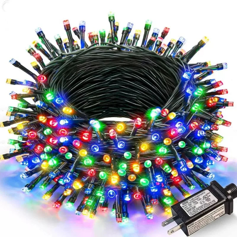 LED Christmas Fairy Lights 24V 50M/30M Waterproof String for Outdoor Garden Home Holiday Party Decoration