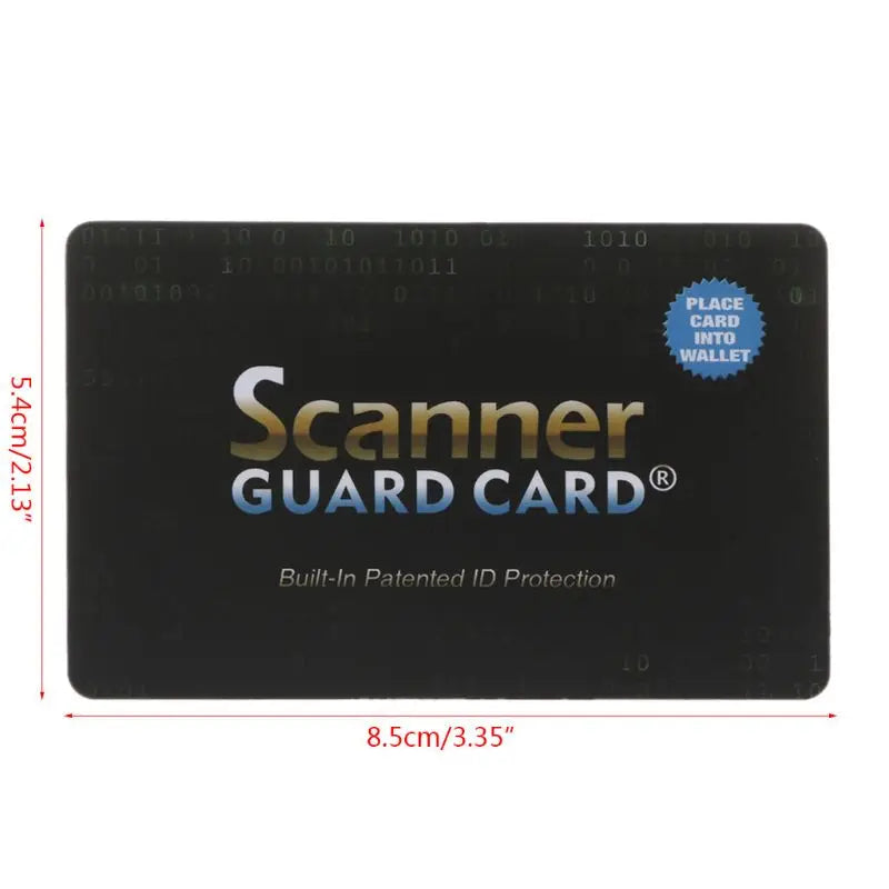 High Quality Portable Credit Card Protector RFID Blocking NFC Signals Shield Secure For Passport Case Purse