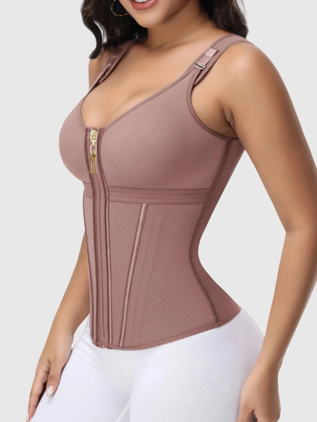 Women's Underbust Corset Waist Trainer Cincher Hourglass Body Shaper Slimming Sport Girdle Tummy Fat Burner Vest