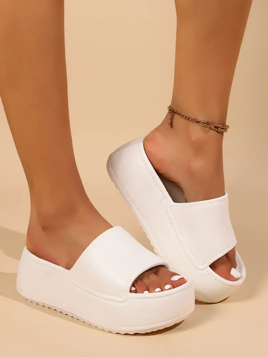 Chunky Platform Sandals Women Fashion Black EVA Wedge Slippers for Woman 2024 Summer Thick Bottom Slides Women Sandals