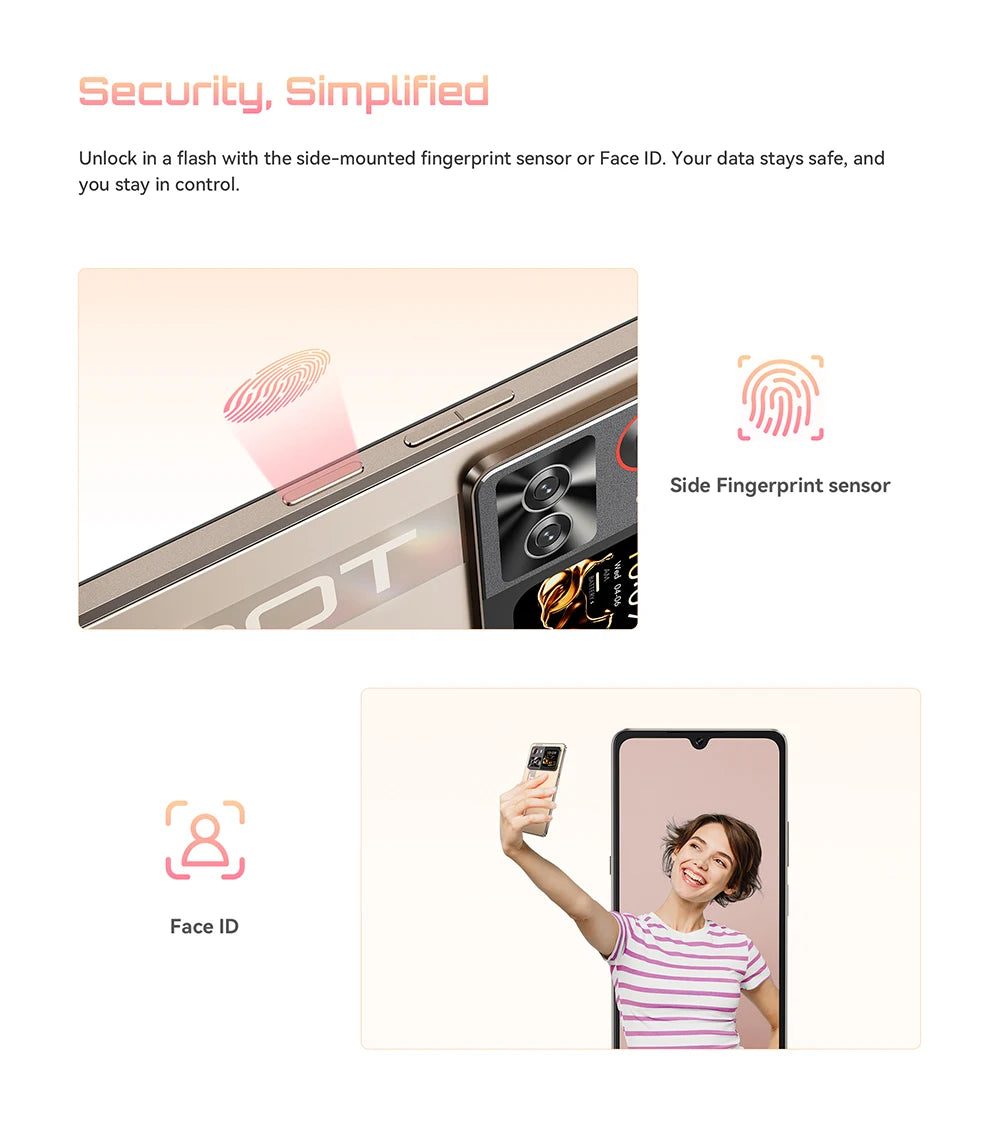 Cubot X100 16GB(8+8) RAM+256GB ROM 64MP Camera 5100mAh Android 15 Dimensity 7025 5G Smartphone 6.88" 120Hz 33W NFC Mobile Phone