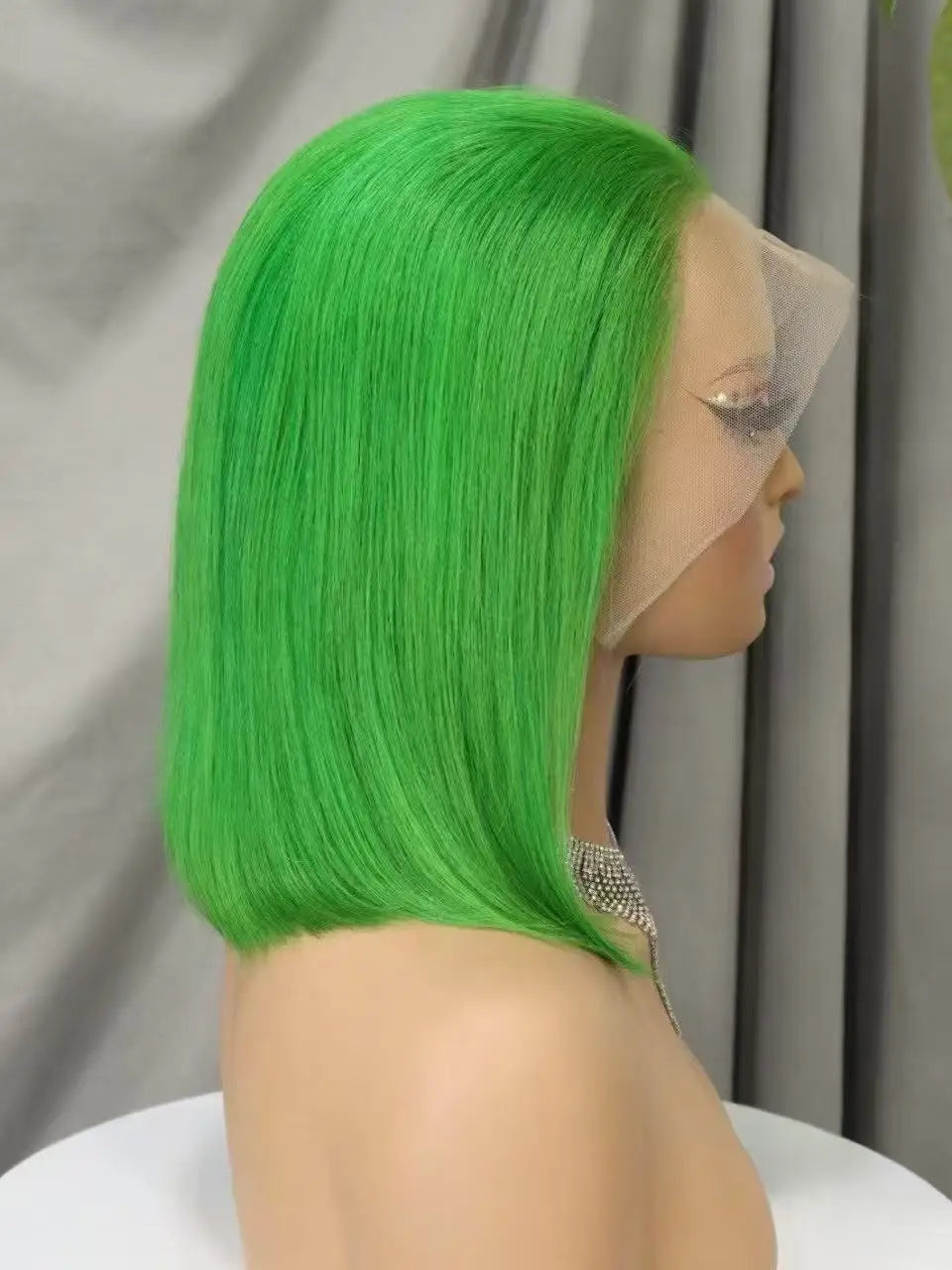 Pink Bob Wig Human Hair Wigs 250% 13x4 Transparent Lace Front Double Drawn Bone Straight Colored Bob Wigs for Black Women