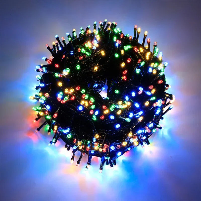 LED Christmas Fairy Lights 24V 50M/30M Waterproof String for Outdoor Garden Home Holiday Party Decoration