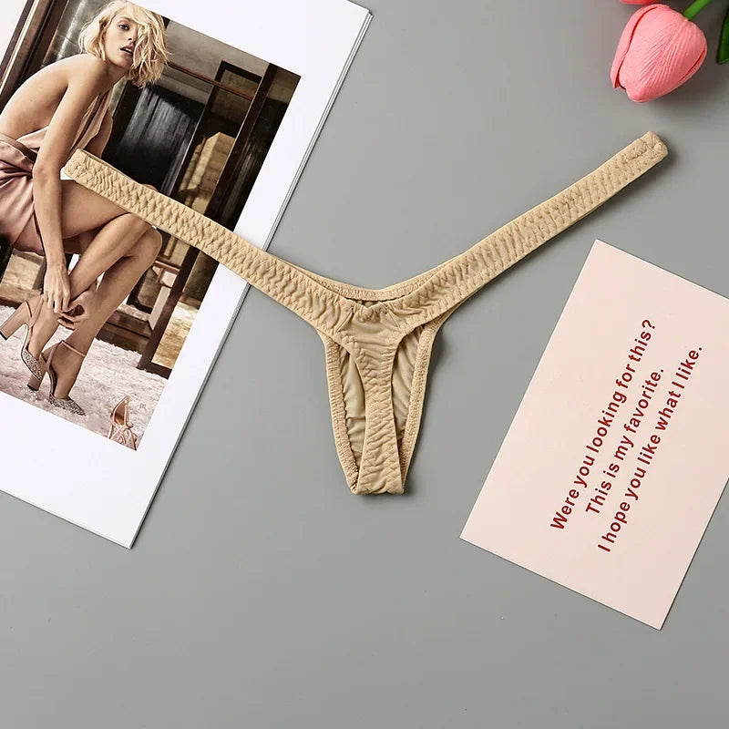 Mini Sexy Underwear Women Thong Low-Rise G-string Micro Bikini Bottom Thongs Female Panty