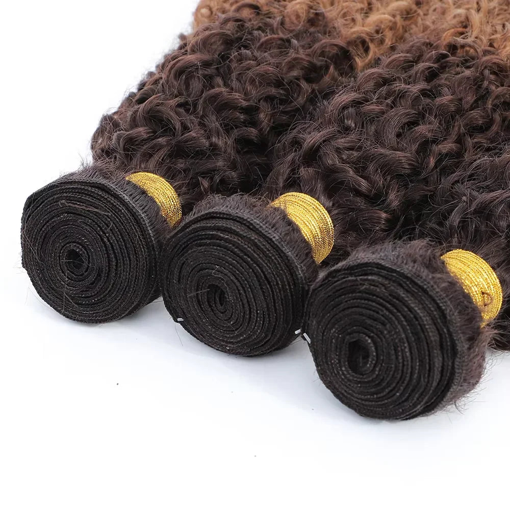 12A Kinky Curly human Hair Bundles 100% Human Hair Extensions Burmese Curly Hair 1/3/4 Bundles Brazilian Virgin Remy Hair
