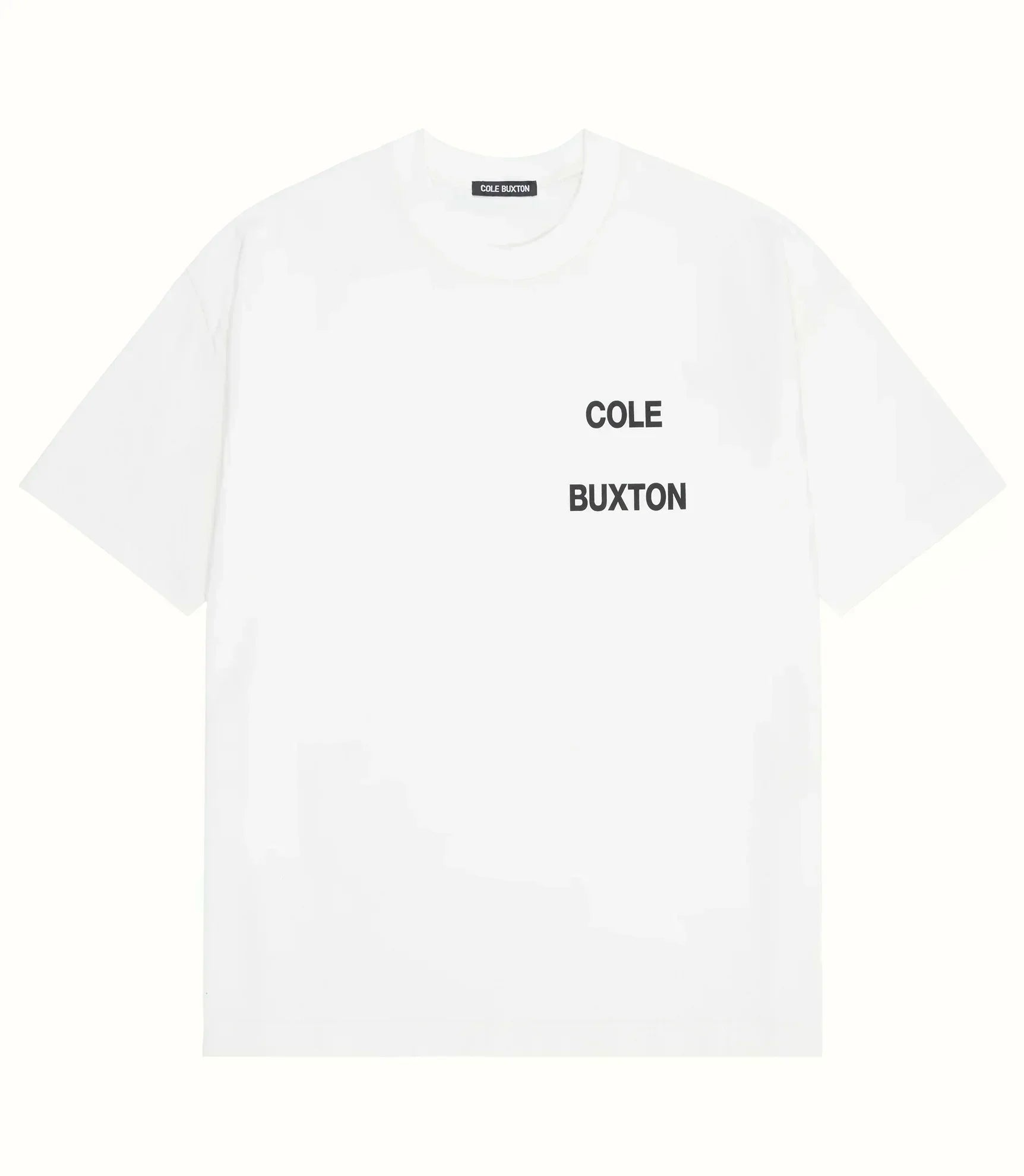 Classic Outdoor Leisure Cole Buxton Spring/Summer Men/Women Top Letter Logo Printed Short sleeved T-shirt Black White  Tees GYM
