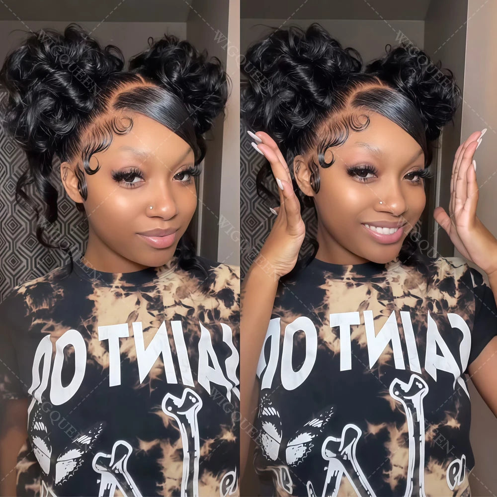 Body Wave 360 Full Lace Front Wig With Invisi Drawstring Upgrade Skinlike Real HD Lace Glueless Wig 13x4 Lace Frontal Wigs