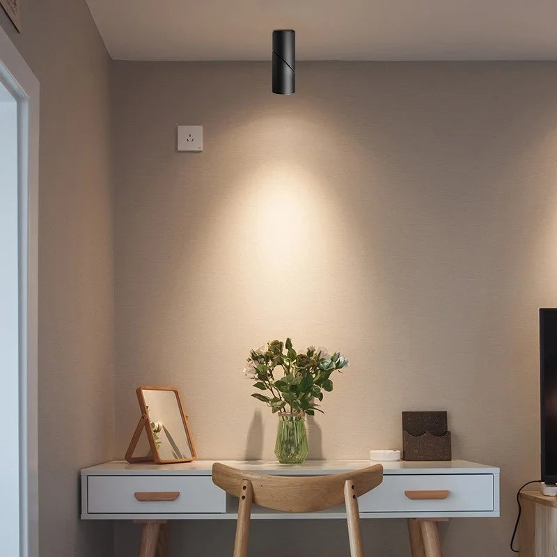 LED Downlights Dimmable 10W 12W 15W 18W Surface Mounted Ceiling Lamps Spot Light Warm /Natural /Cold White AC 85-265V + Driver