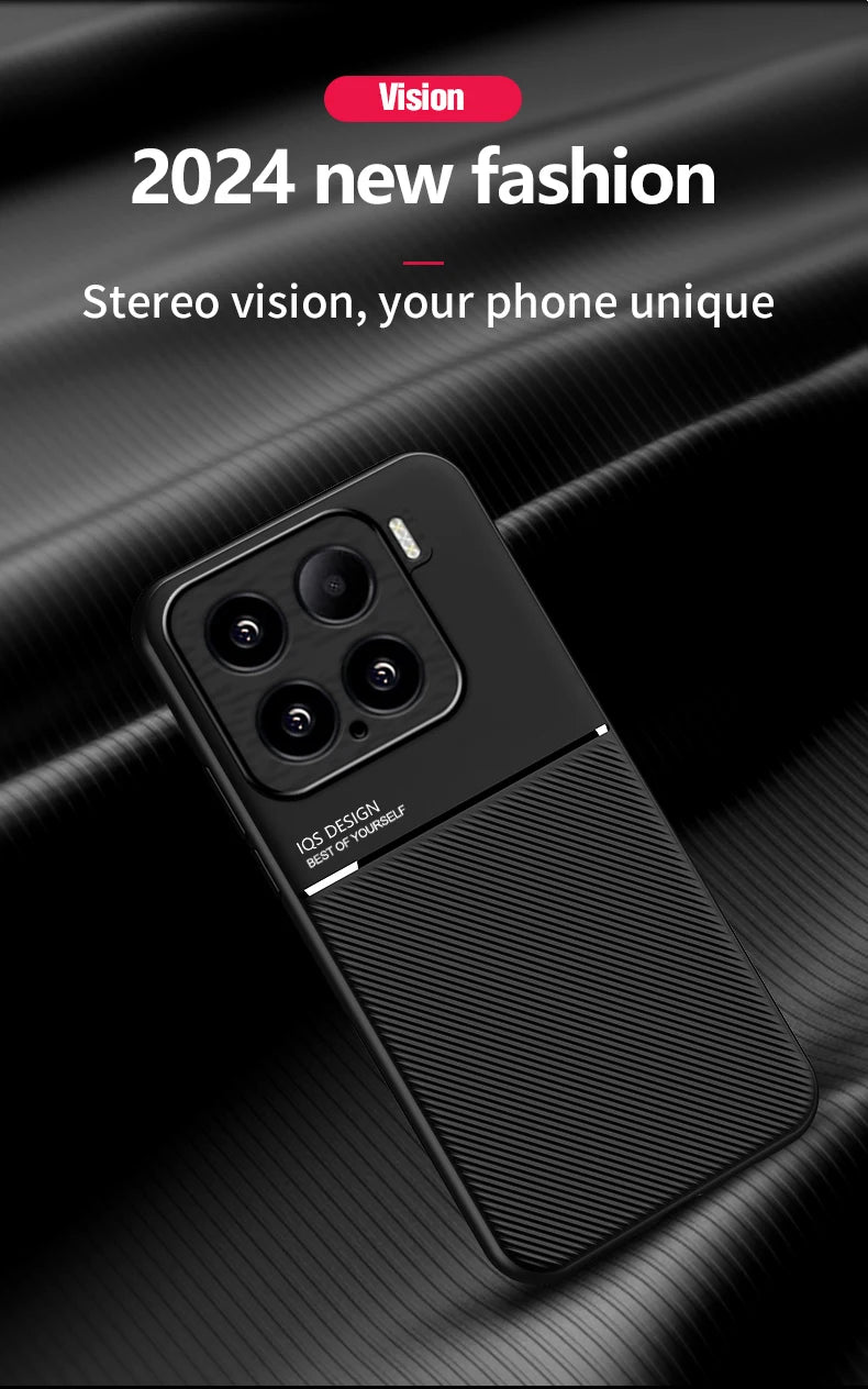 Rugged Protective Cover For Xiaomi 15T 15 Case For Xiaomi 14T Pro Mi 14 Built-in Car Magnetic Holder Phone Coque Fundas Capa