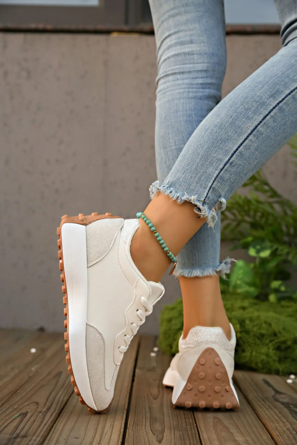 Women Sneakers Causal Walking Shoes Woman 2025 Autumn Fashion Lace Up Sports Platform Shoes Outdoor Non-slip Running Shoes