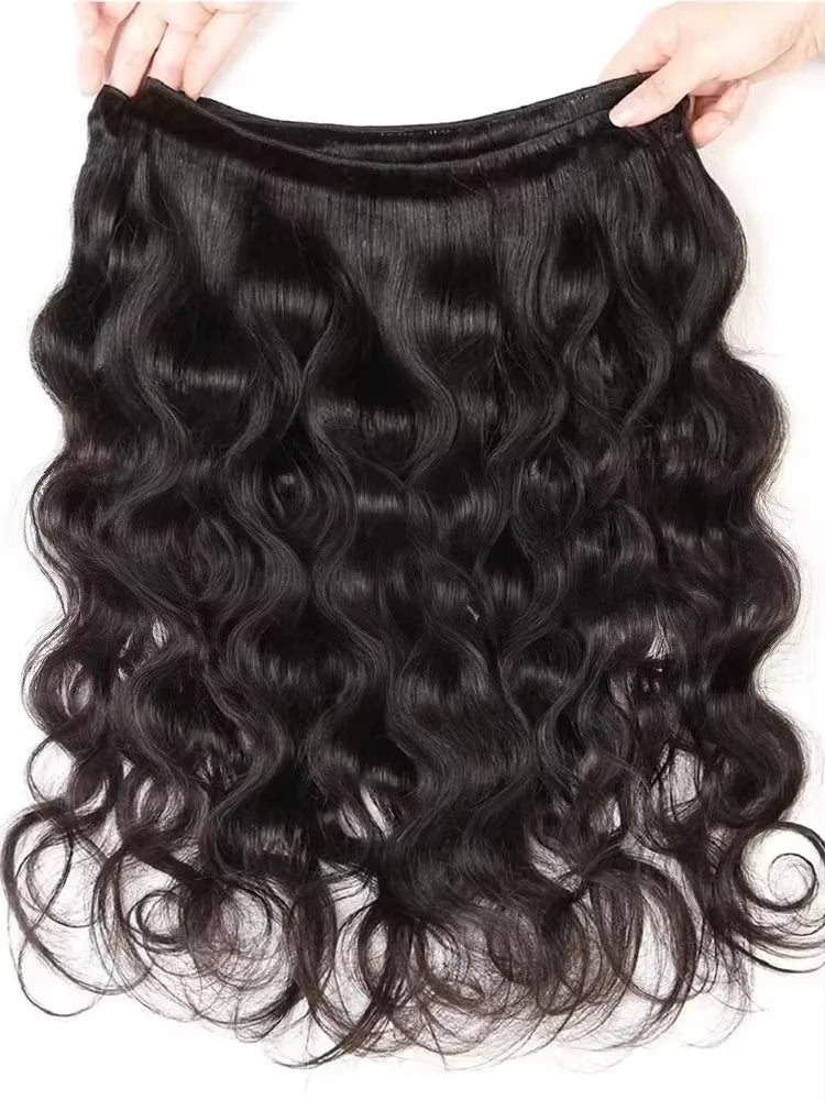 16A Body Wave Bundles Human Hair 1/3/4 Pcs Real Unprocessed Burmese Raw Hair Bundles Weave Natural Black Virgin Hair Extensions