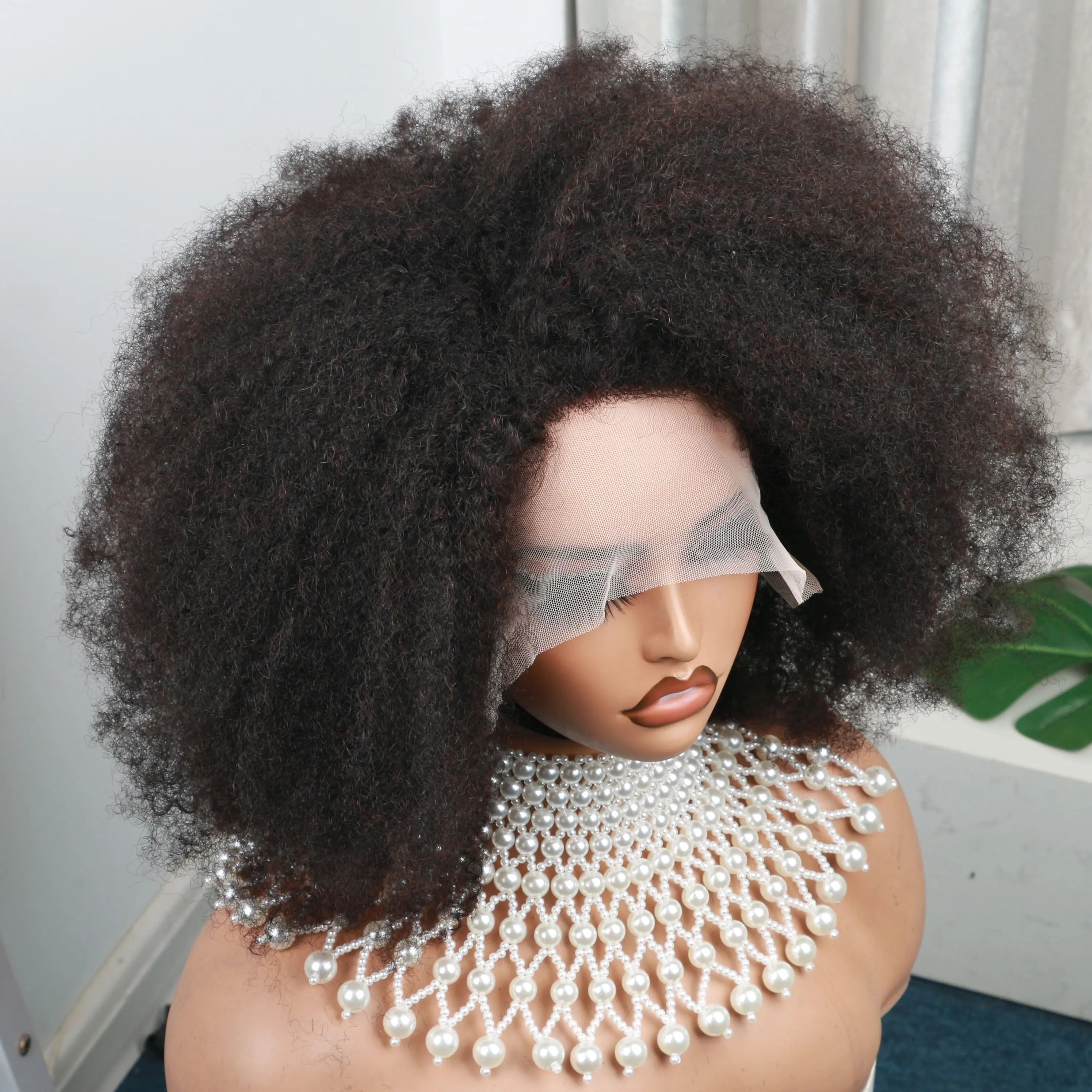 Afro Kinky Curly 13x4x2 T Part Lace Wigs Short Bob Wig 250 Density Human Hair Wigs Short Curly Afro Wigs for Woman