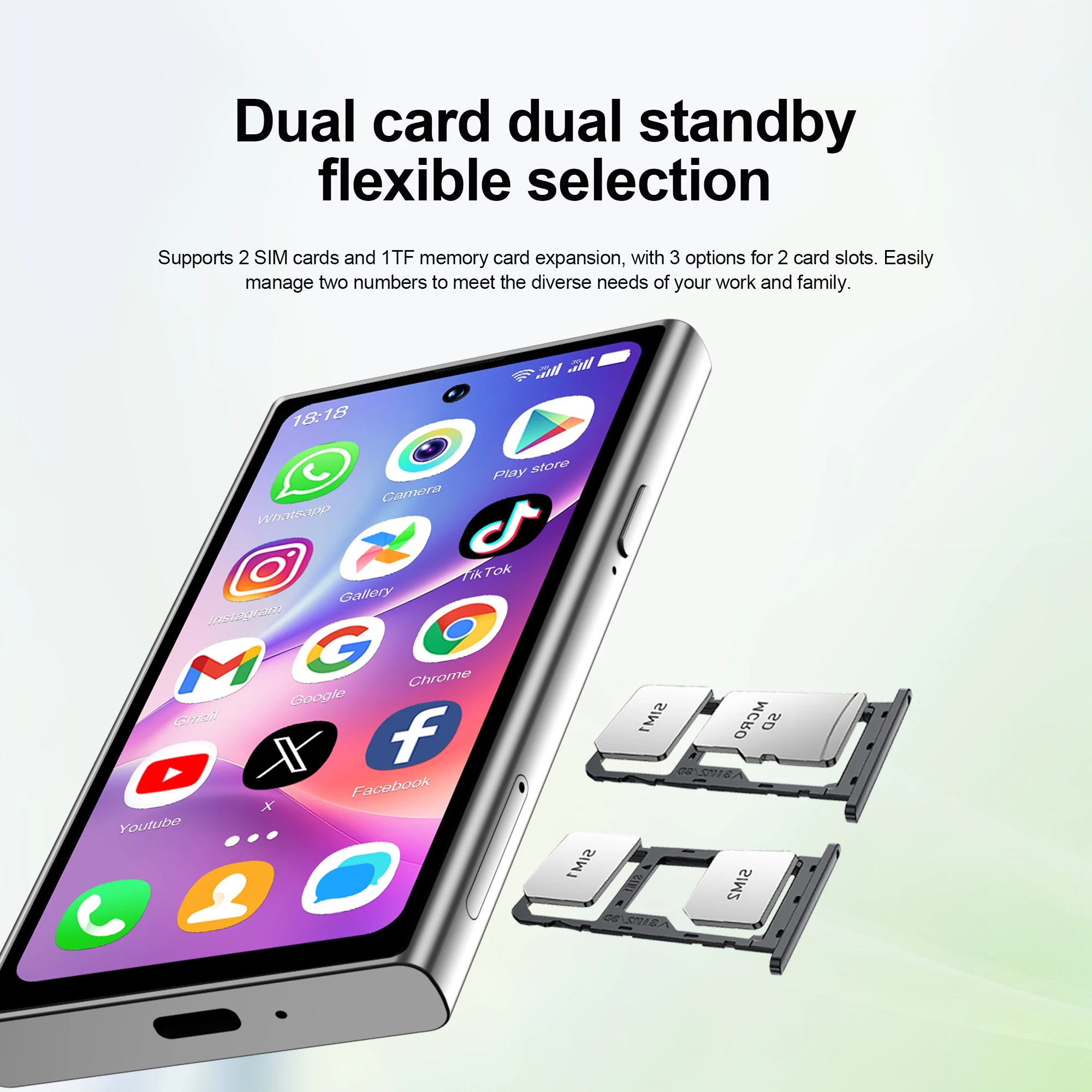 SERVO S27 Mini Smart Phone Android 10.0 WCDMA 3G Cellular Dual SIM 4.0" Display GPS 2000mAh 2+16GB Pocket Smartphones Play Store