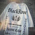 American Version Vintage Fashion Letter Printing Couple T-shirt Baju Vintage Plus Size Lengan Pendek Clothes Loose Shirt Top