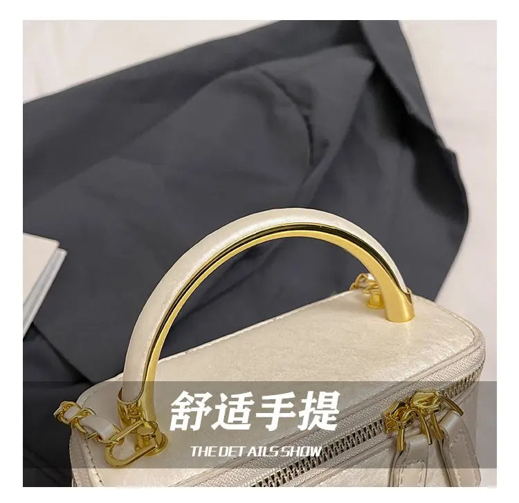 Solid Color Satchel Diaper Bag Women Simple Fashion Handbag Leather Shoulder Crossbody Purse Tote Messenger Shopper Designer