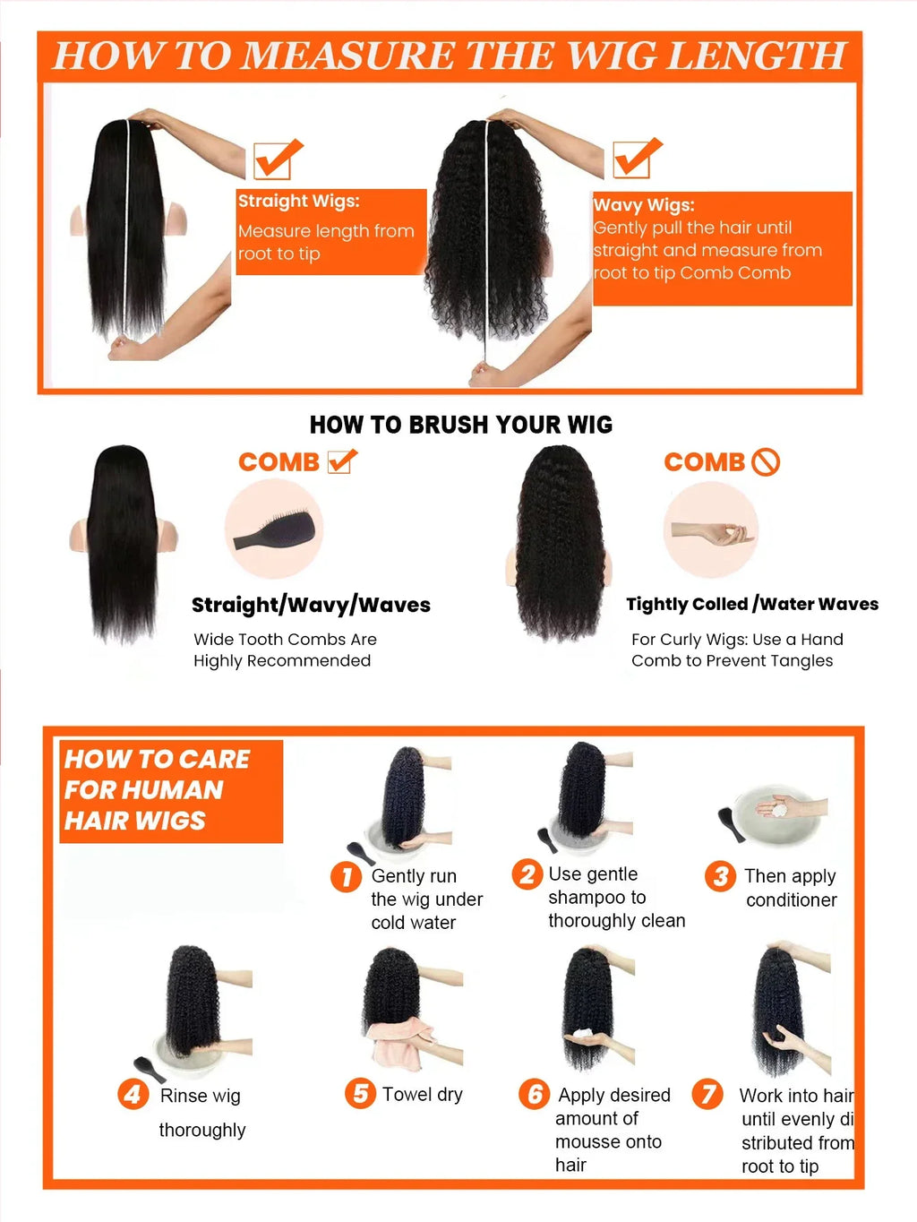 Deep Water Wave Curly Baby Hair Lace Wig Kinky Edges Lace Front Wig Human Hair PrePlucked 13x6 HD Transparent Lace Frontal Wig