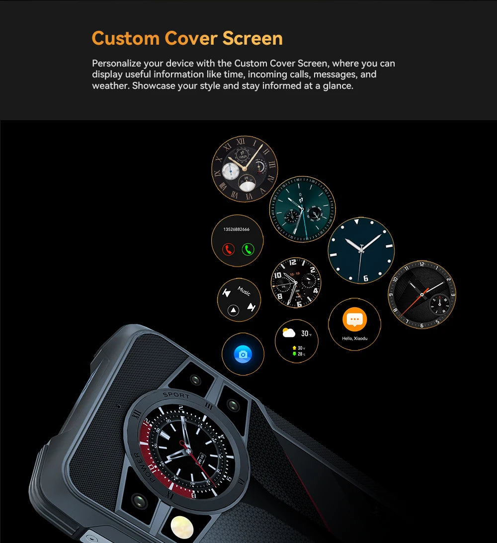 Cubot KingKong 9 Rugged Smartphone Helio G99 4G 6.58-inch 120Hz Screen 12GB+256GB 100MP 10600mAh Battery NFC Android 13