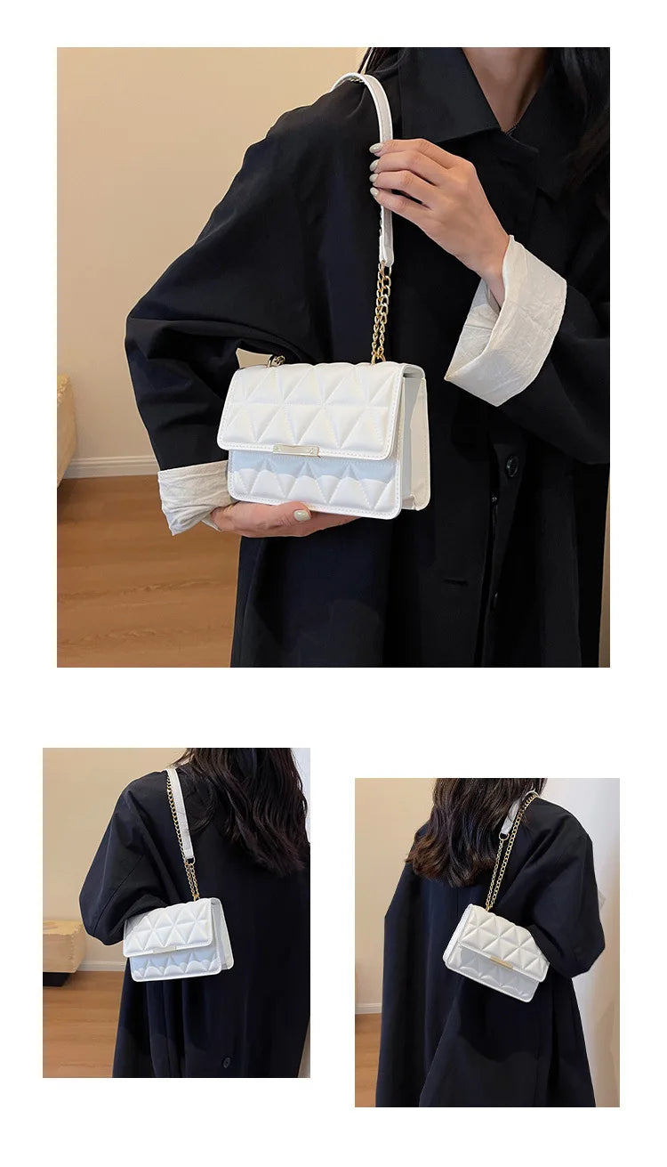 Fashionable Retro Women's Crossbody Bags, Simple and Versatile Casual Shoulder Bag, Suitable for Commuting and Banquets