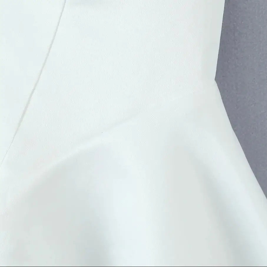 2025 Sexy White Wire Bra Corset Style Satin Sling Dress Women Slim Fit Low Waist Short Ball Gown Swing Dresses Femme Robe Red