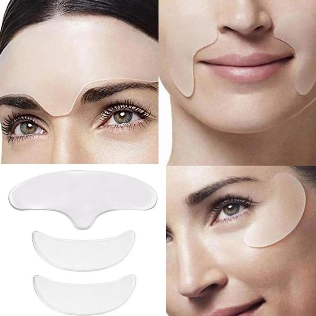Reusable Anti Wrinkle Forehead Patch Silicone Silicone Patch Soft Comfortable Easy To Carry Facial Care Mask Skin Care Tool