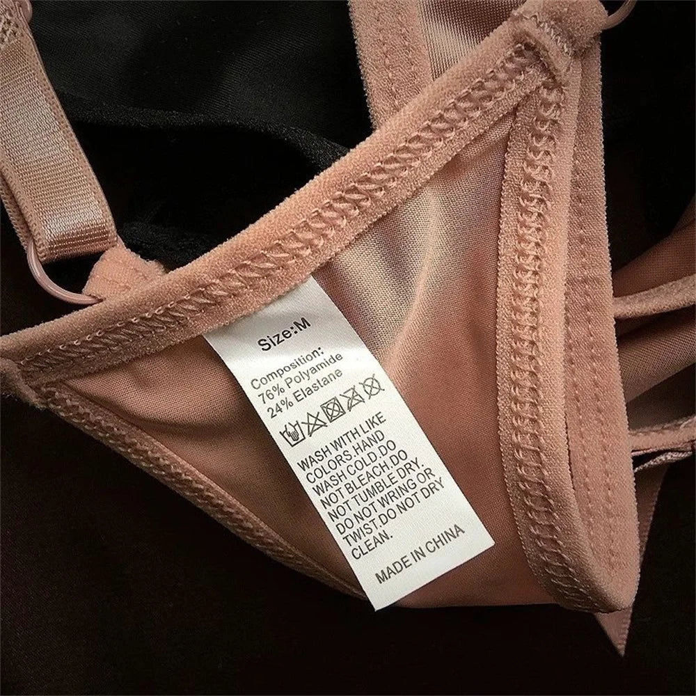 Sexy Adjustable Thongs Women Smooth Glossy Silk Low Waist Satin T-back Panties Plus Size Culotte Femme