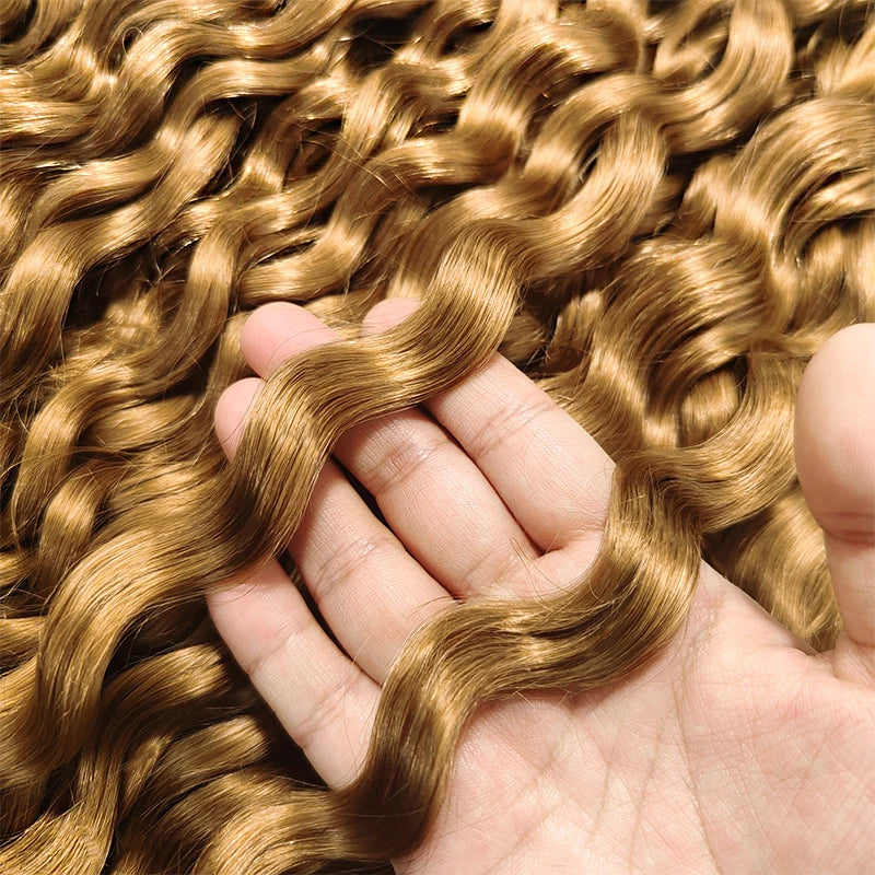 Ginger Virgin Human Hair Bulk For Braiding Extenciones De Cabello Natural Humano Weaving Unprocessed No Water Wave Culry Bulk