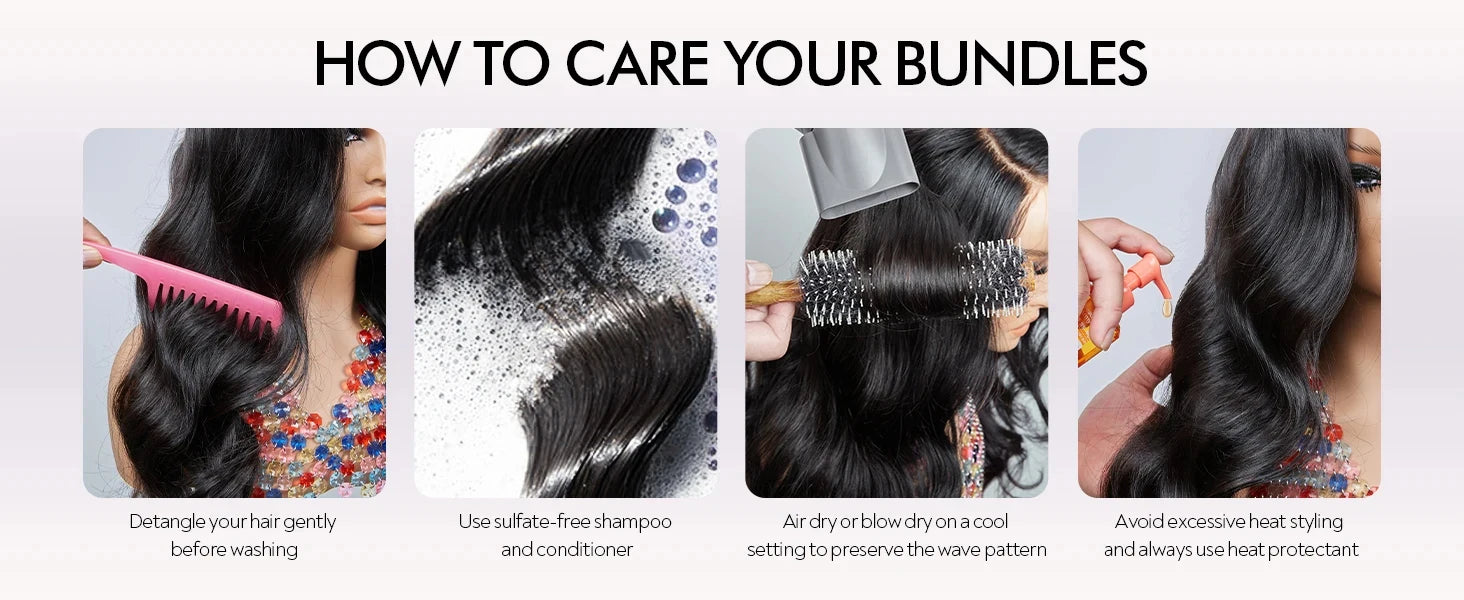 16A Body Wave Bundles Human Hair 1/3/4 Pcs Real Unprocessed Burmese Raw Hair Bundles Weave Natural Black Virgin Hair Extensions