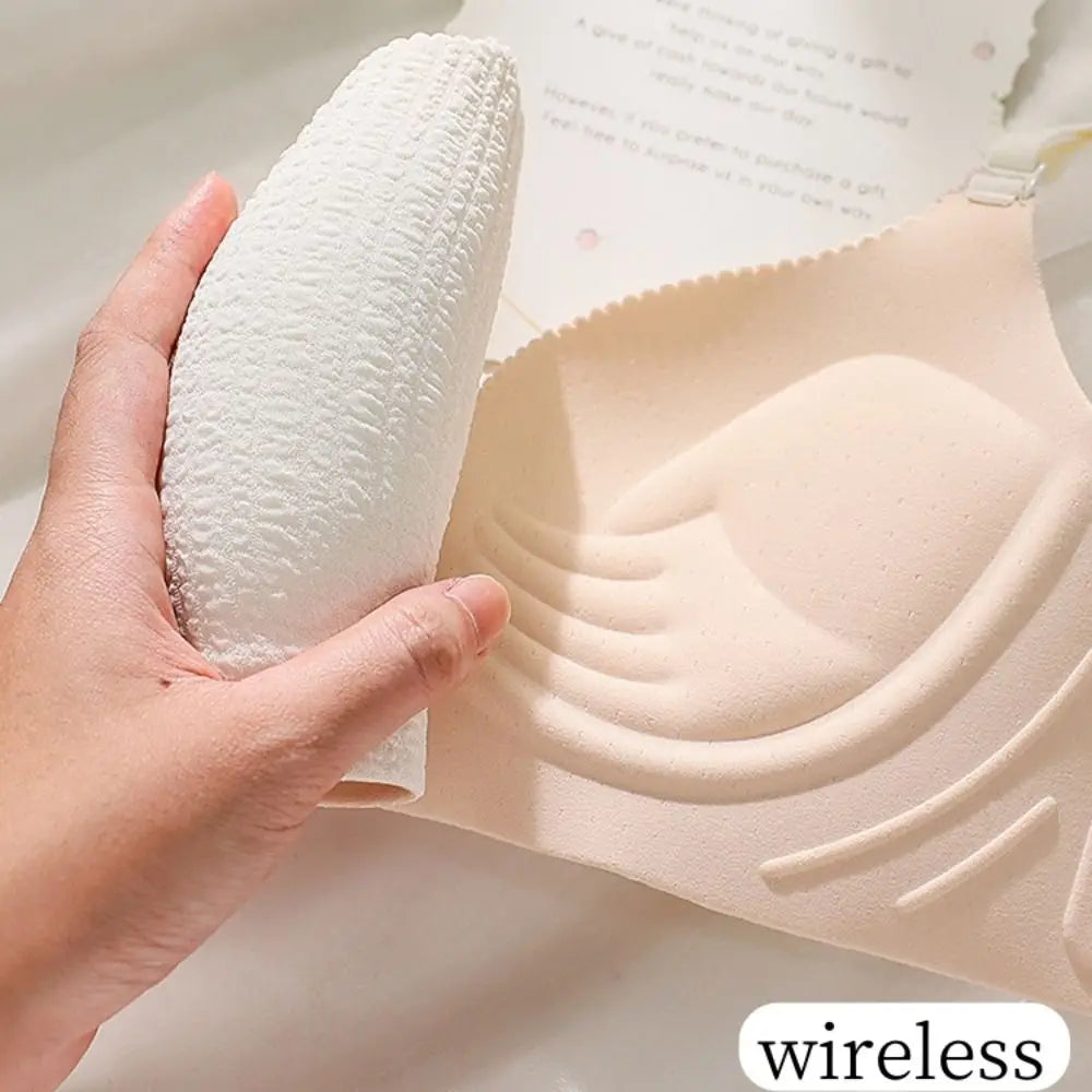 Comfortable Shockproof Seamless Deep V Bras Push Up Lingerie Wireless Bra Anti-sagging Underwear for Women Women