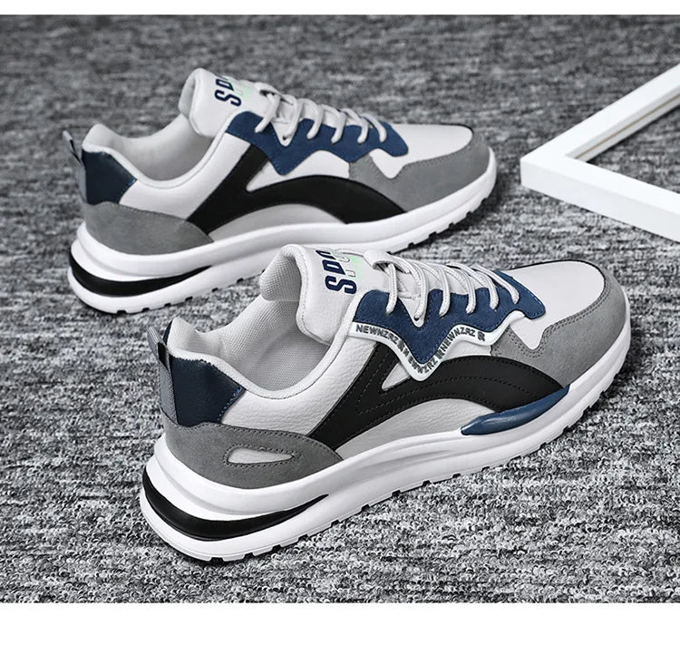 Casual Sneakers 2025 Men's Shoes New Trend Mountaineering Sports Mesh Breathable Fashion Versatile Casual Shoes Retro Dad Shoes