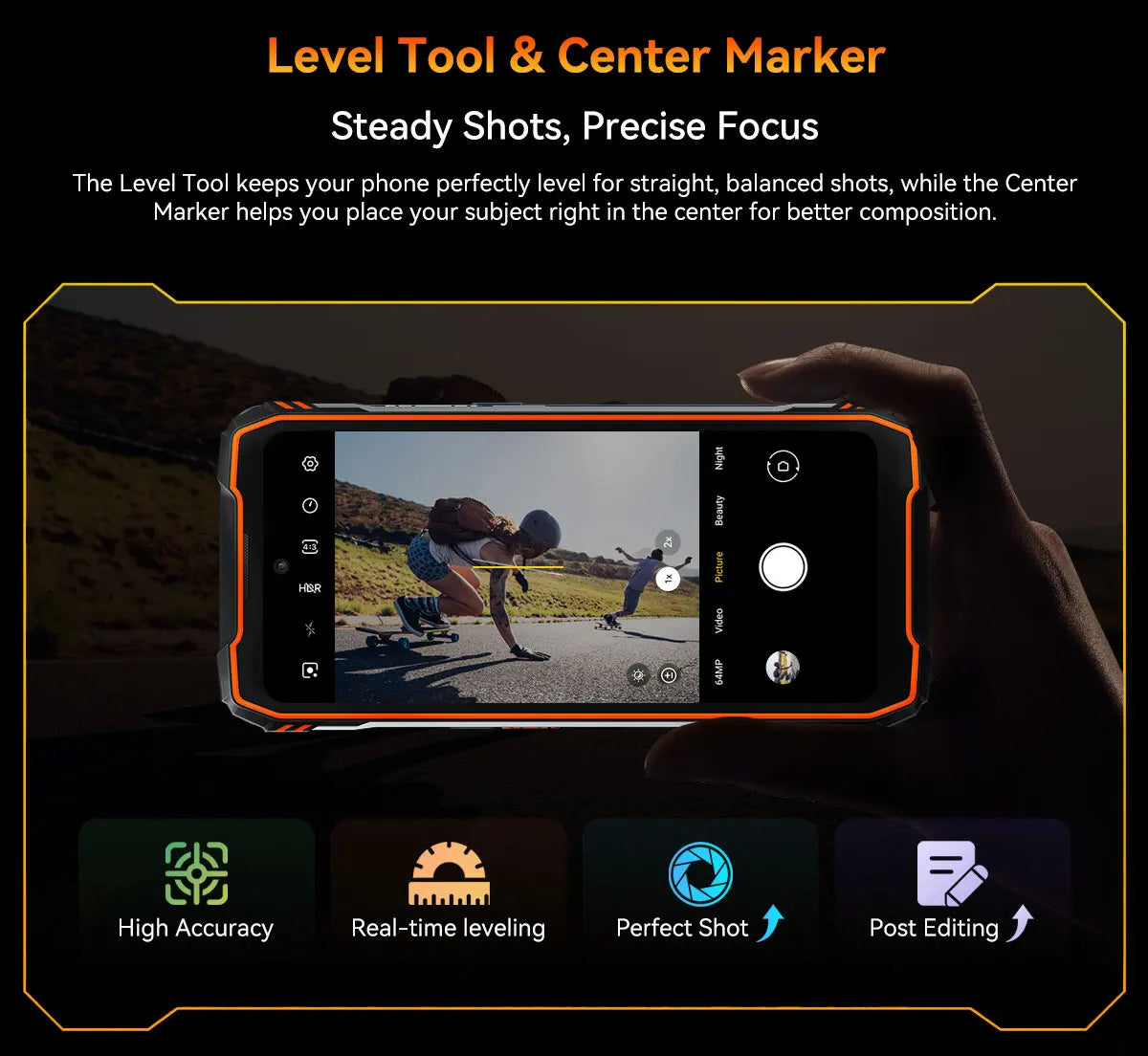 Blackview XPLORE 1 Outdoor Mobile Phone, 5G Waterproof Rugged Smartphone Android 15, 6.78'' 2.4K Display, 16GB+512GB, 20000mAh