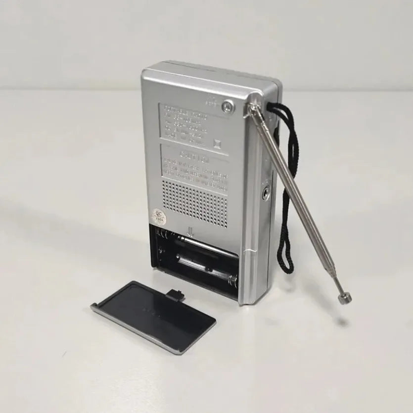 XIKCU ICF-962 Mini Radio FM- AM Battery Operated Portable Radio Best Reception Longest Lasting For Running Walking Home Soundbox