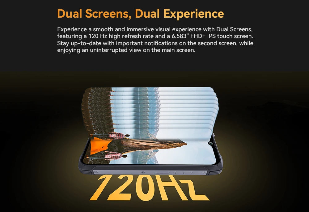 Cubot KingKong 9 Rugged Smartphone Helio G99 4G 6.58-inch 120Hz Screen 12GB+256GB 100MP 10600mAh Battery NFC Android 13