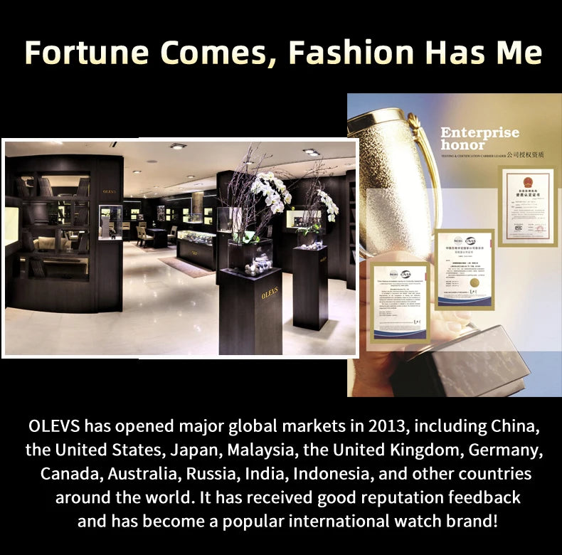 OLEVS Brand Luxury Gold Black Quartz Watch for Men Stainless Steel Waterproof Luminous Date Week Fashion Men Watches Reloj Hombr