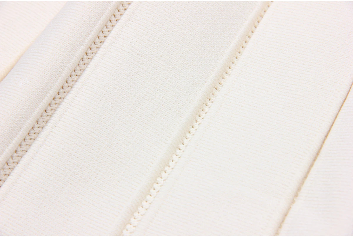 SML Spot 2024 European and American Summer New Fashion High Quality Knitted Round Neck Slim Slim A-Line Dress Women