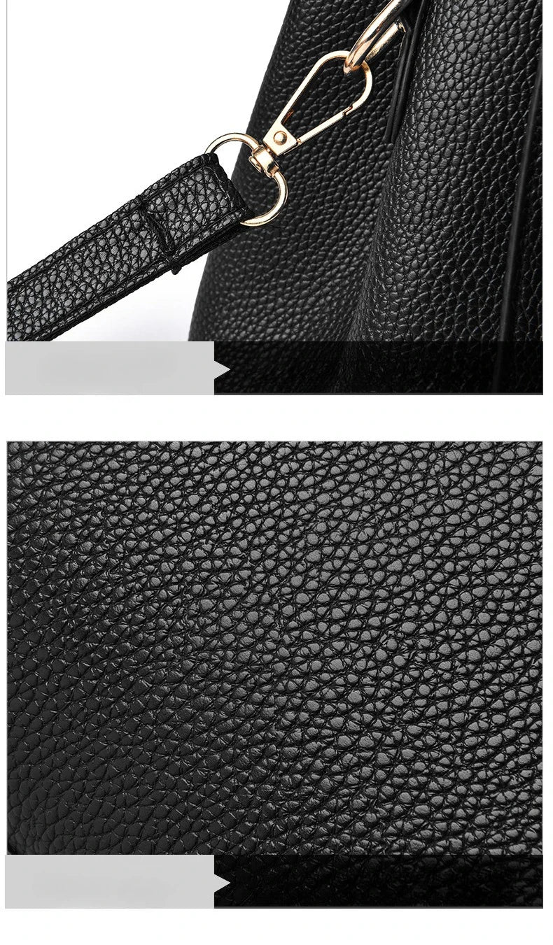 PU Leather Ladies HandBags Women Vintage Purse Plush Tassel Messenger Bags Tote Boston Shoulder Crossbody Bag