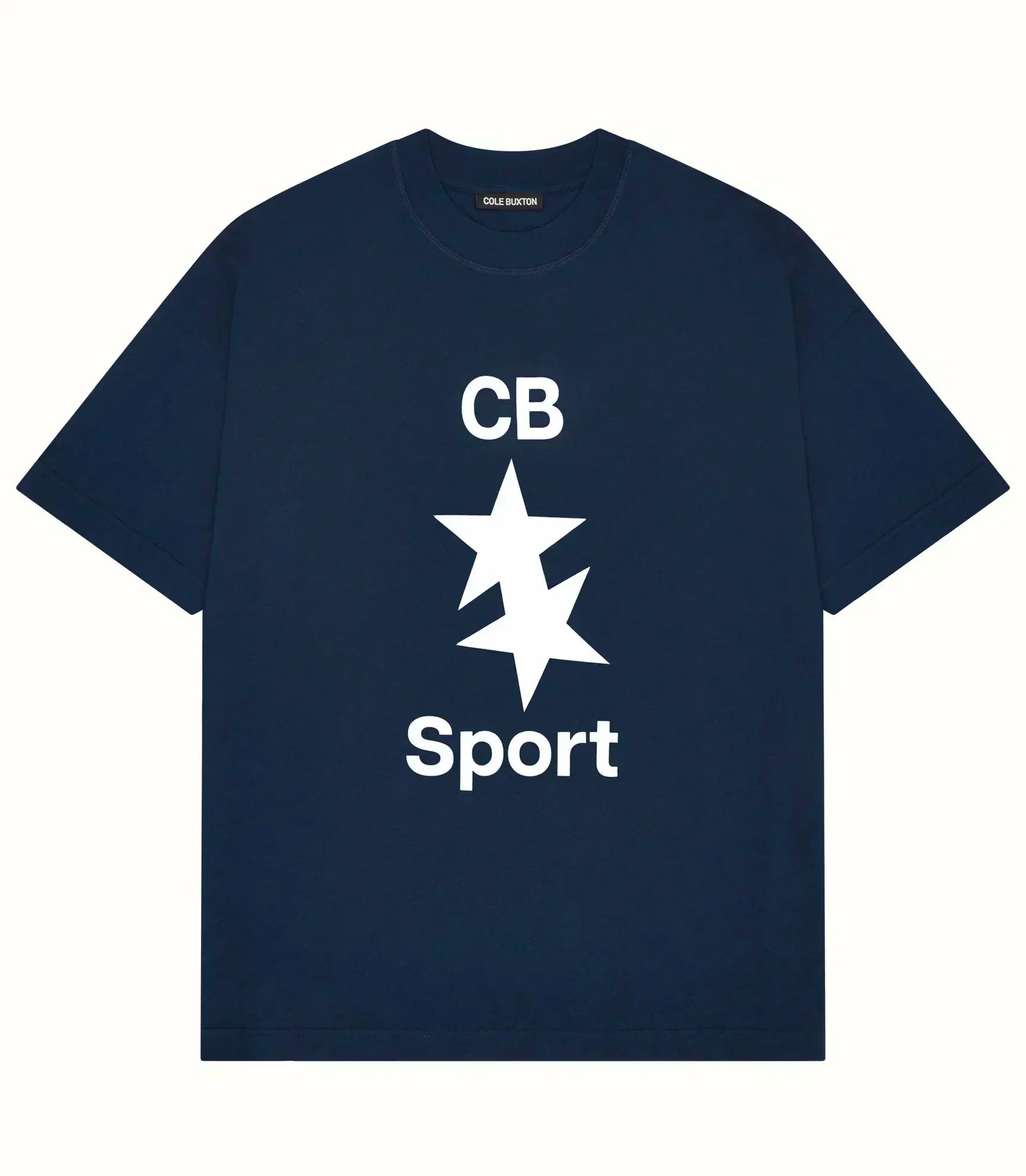 Classic Outdoor Leisure Cole Buxton Spring/Summer Men/Women Top Letter Logo Printed Short sleeved T-shirt Black White  Tees GYM