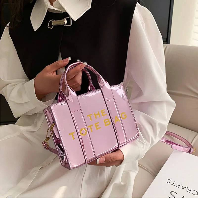 Fashion Brand Shoulder Bags 2026 New Bright leather Women Handbag Leisure travel Lady Mini Crossbody Bag Purse Designer Tote bag