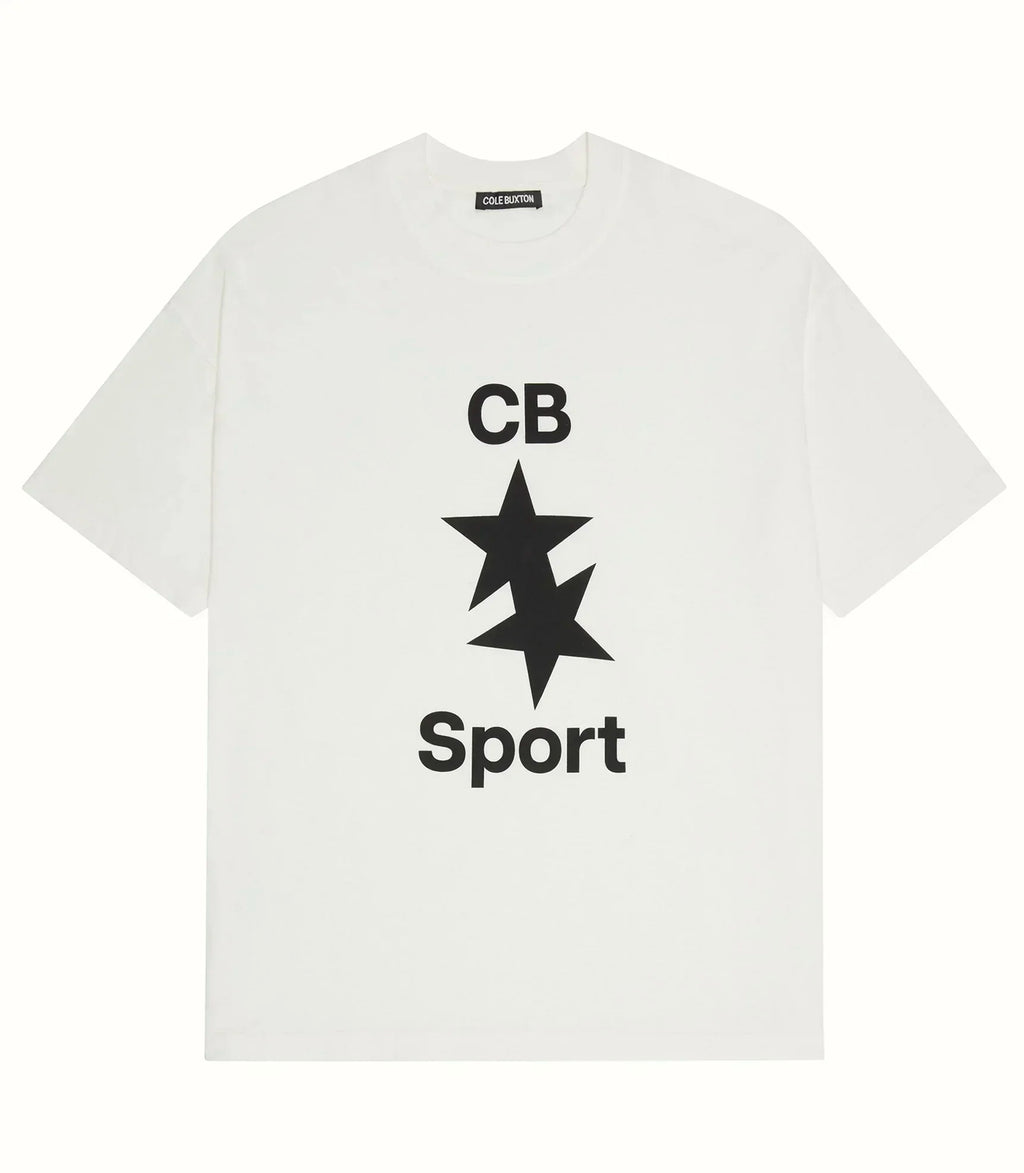 Classic Outdoor Leisure Cole Buxton Spring/Summer Men/Women Top Letter Logo Printed Short sleeved T-shirt Black White  Tees GYM