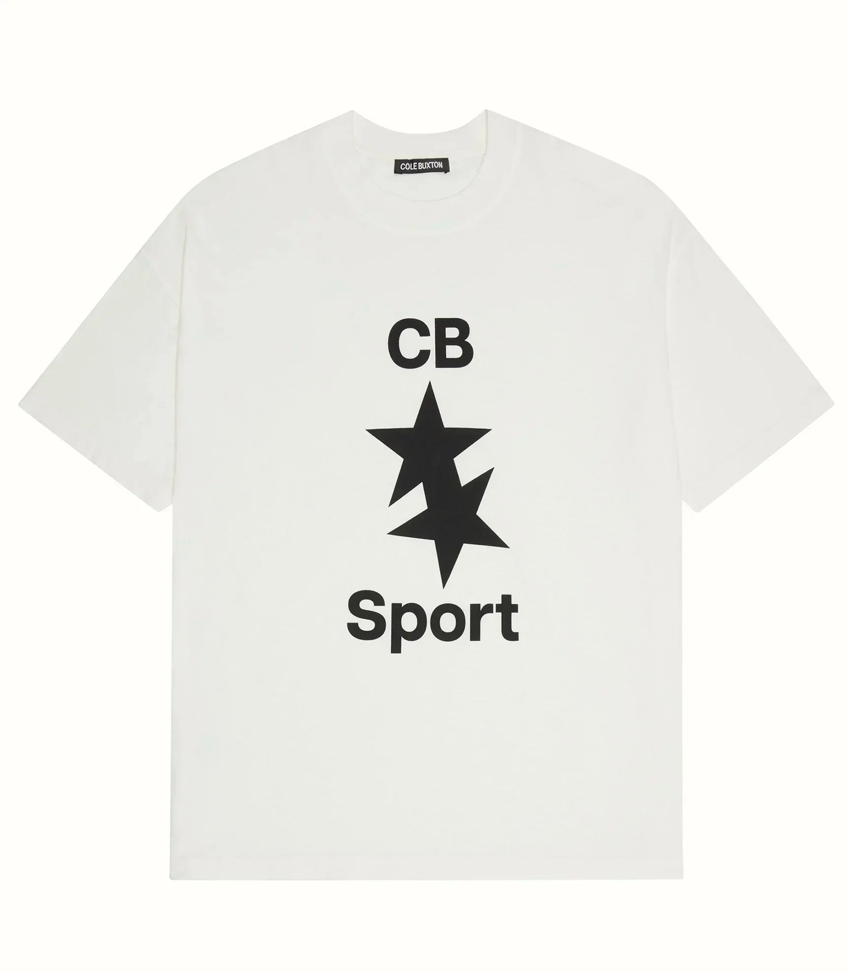 Classic Outdoor Leisure Cole Buxton Spring/Summer Men/Women Top Letter Logo Printed Short sleeved T-shirt Black White  Tees GYM