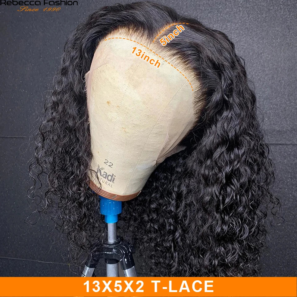 180D Short Cut Deep Wave Bob Lace Wigs Lace Front Human Hair Wigs Brazilian Bob Lace Front Wigs Deep Curly Lace Frontal Wig