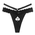 New Fashion Women's Black Lace Underwear Sexy Lingerie Ladies Thongs Hot Panties Girls Funny Underpants New Traceless G String