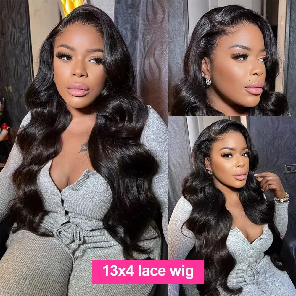 Body Wave 360 Full Lace Front Wig With Invisi Drawstring Upgrade Skinlike Real HD Lace Glueless Wig 13x4 Lace Frontal Wigs