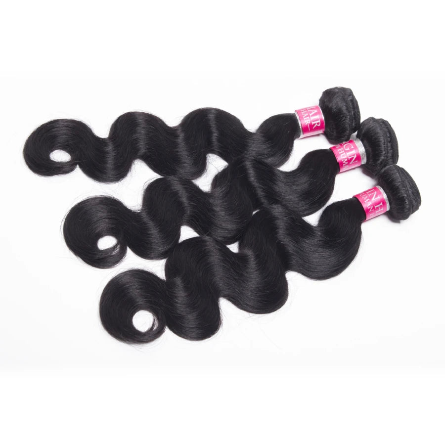 12A Brazilian Body Wave Human Hair Bundles Unprocessed Virgin Hair 3PCS 14-30 Inch Bundles Human Hair For Women
