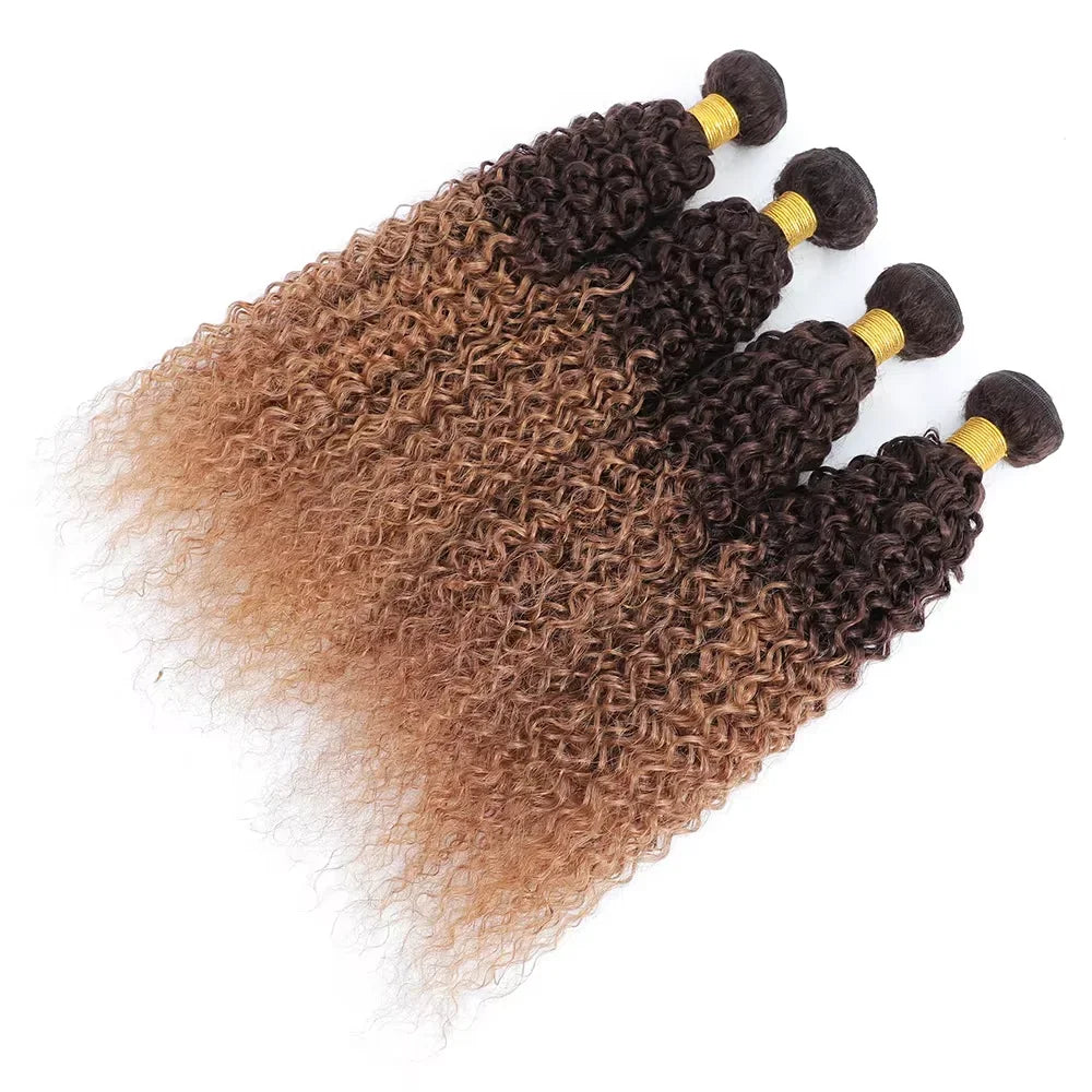 12A Kinky Curly human Hair Bundles 100% Human Hair Extensions Burmese Curly Hair 1/3/4 Bundles Brazilian Virgin Remy Hair