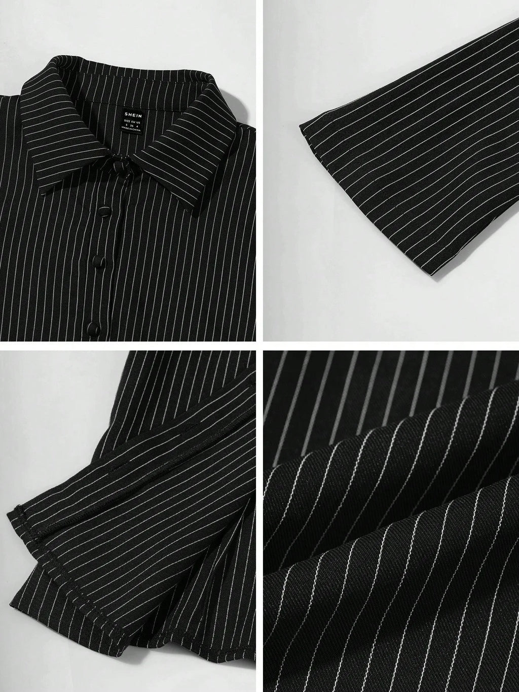 2025 Spring and Autumn New Fashionable and Casual Versatile V-neck Striped Temperament Slimming Long sleeved Shirt Top