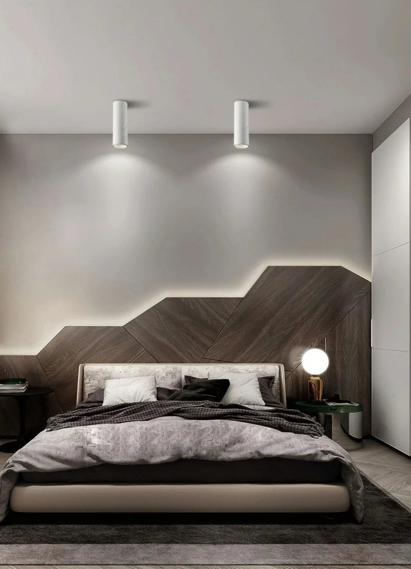 LED Downlights Dimmable 10W 12W 15W 18W Surface Mounted Ceiling Lamps Spot Light Warm /Natural /Cold White AC 85-265V + Driver