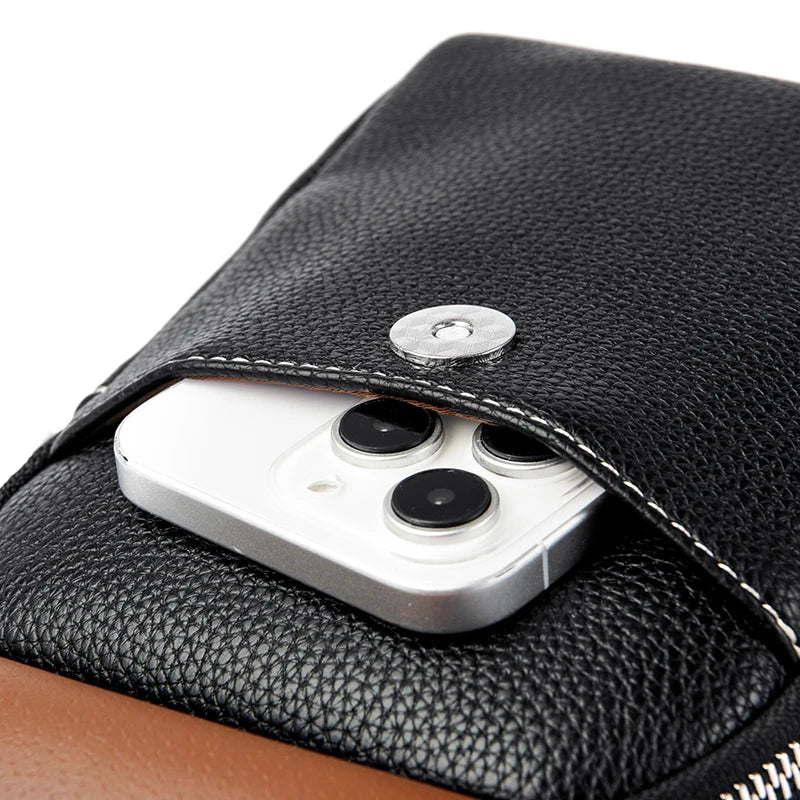 Luxury Leather Women Purse Fashion Female Handbag Brand Designer Shoulder Crossbody Bag High Quality Mobile Phone Bag Wallet